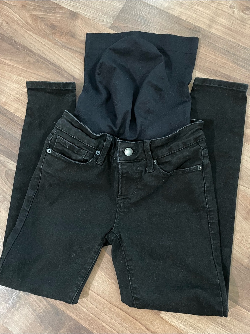 BLANQI Denim Black Maternity Skinny Jeans